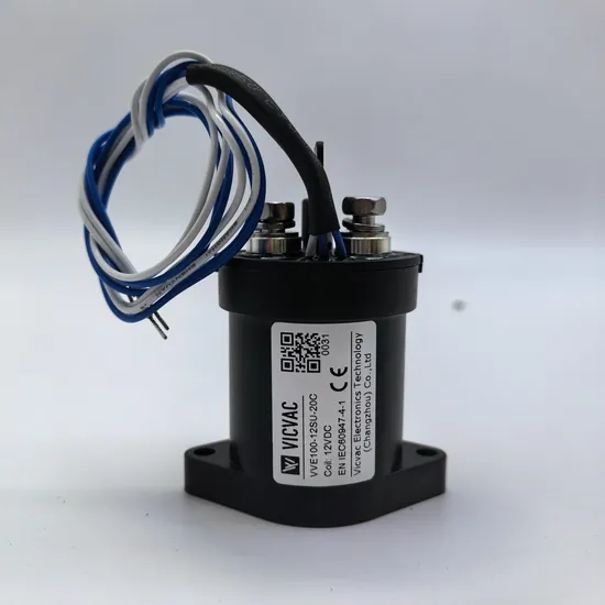 Vve50 Vicvac 50A High Voltage 12~1000V Coil 12V Electric DC Contactor Relay for EV Charging Station 